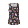 thumbnail image 4 of Gaeub Rainbow Unicorn And Cat Icecream Women's Workout Tank Tops Lightweight Sleeveless Shirts for Women for Athletic Running Tennis Yoga - Medium, 4 of 9