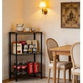 thumbnail image 3 of Takira 3 Tier Storage Shelves,Ideal for Compact Spaces,Bathroom Shelves and Storage Unit,Black., 3 of 7