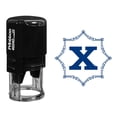 thumbnail image 1 of Printtoo Office Stationary Octagon Celtic Swirl Frame X Alphabet Monogram Initial R-40 Self Inking Rubber Stamp, 1 of 3