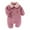 Z4-Purple, variant on Shadoumai Baby Dinosaur Bodysuit Soft Flannel Romper Warm Winter Outfit For Toddler Girls 0-4 Years