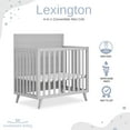 thumbnail image 5 of Dream On Me Lexington 4 in 1 Convertible Mini Crib, Sustainable New Zealand Pinewood, Pebble Grey, 5 of 15