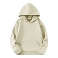 thumbnail image 2 of Enjoytime Kids Clothes Girls Solid Color Pullover Hoodie Fall Winter Warm Casual Long Sleeve Sweatshirt, 2 of 8