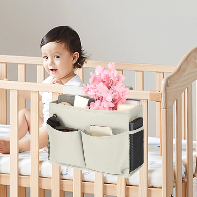 Storage Bag Organizer,Organizer Storage Bag for Bedside Table with Large Capacity, Bedhead Hanging Phone Bag