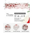 thumbnail image 4 of Christmas Mantle Scarf 78 x 17 Inch Snowman Xmas Tree Snowflakes Red Decor Fireplace Mantel Scarf Mantel Cover Runner for Christmas Holiday Seasonal Winter Xmas Decorations, 4 of 6
