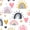 Color 1, variant on Peel and Stick Wallpaper seamless abstract grey floral leaves Wall Mural 23.6in x 9.8ft Self Adhesive Removable Wall Paper Renter Friendly Wallpaper for Nursery Bedroom Cabinets