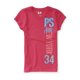 thumbnail image 1 of Aeropostale Girls New York 34 playera gráfica, rosa, 4, 1 of 1