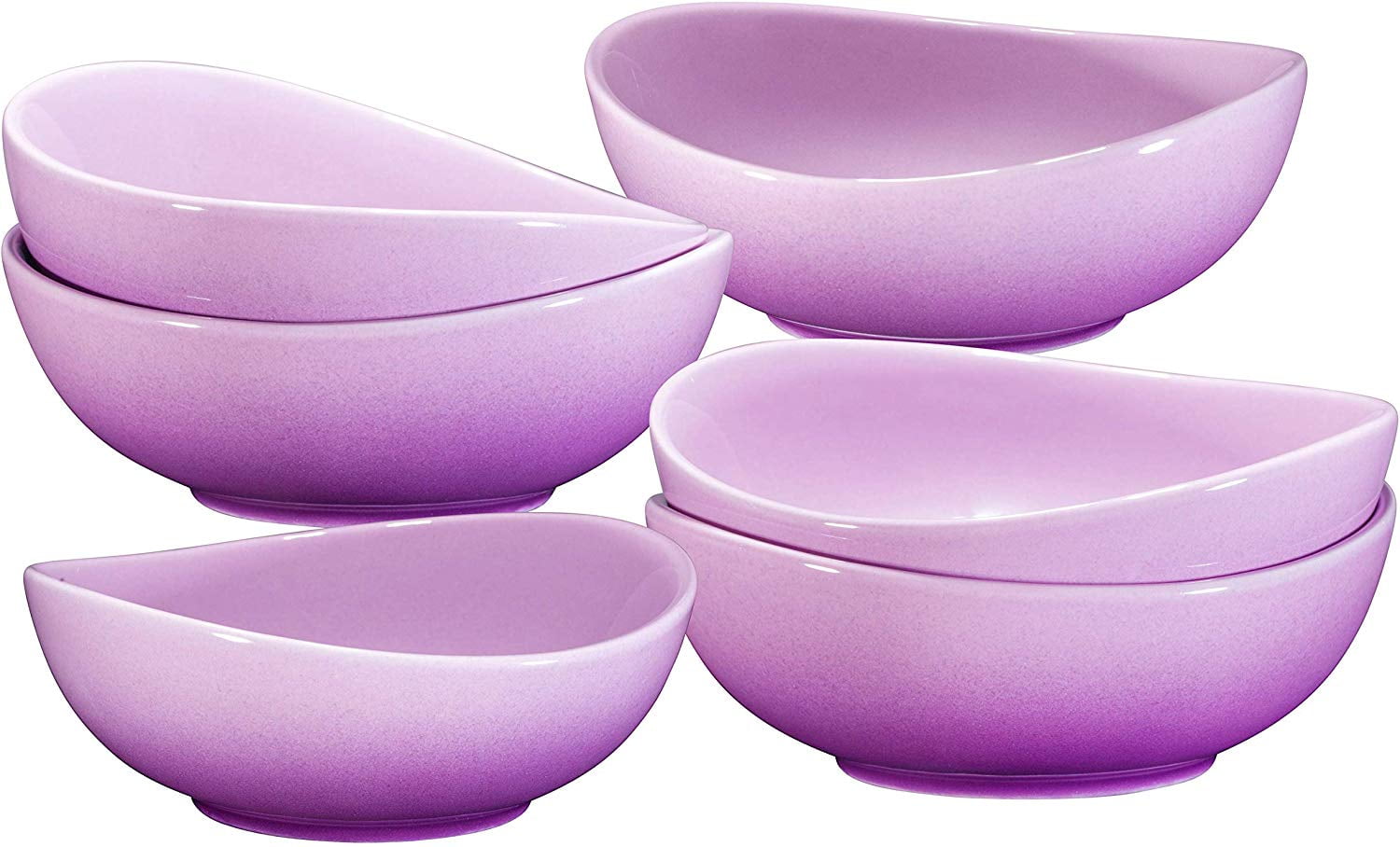 Bruntmor Ceramic Dessert Bowls Set 18 Oz Durable Nontoxic Ceramic