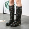 thumbnail image 5 of YUEHUA Womens Rain Boots Long Casual Fashion Outdoor Hiking Walking Gardening Waterproof Anti- Shoes Comfortable Insole Light Rain Shoes Outdoor Garden Shoes, 5 of 7