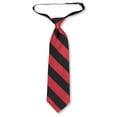 thumbnail image 2 of Cookie's Adjustable Banded Necktie with Clip - black/red, 16", 2 of 2
