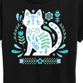 thumbnail image 3 of Instant Message - Scandinavian Cat - Women's Short Sleeve Graphic T-Shirt, 3 of 6