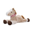 thumbnail image 1 of Muñeca de peluche con forma de caballo marrón con forma de animal de peluche suave con dibujos anima, 1 of 2