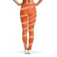 thumbnail image 2 of Salmon Fillet Print Leggings, Food Lover Sexy Yoga Leggings For Women., 2 of 5