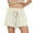 Beige, variant on Hienoo Women's Plus Size Casual Drawstring Shorts Solid High Waist Loose Fit Shorts, Sizes S-5XL