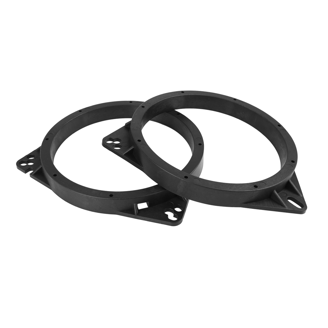 2pcs Black 6.5" Auto Car Stereo Speaker Mounting Spacer Ring Bracket for