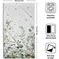 thumbnail image 2 of Sage Green Eucalyptus Hand Towels Set of 2  Plant Leaves with Floral Fingertip Towels Soft Kitchen Dish Towel for Bathroom Laundry Room Spa Decor, 2 of 16