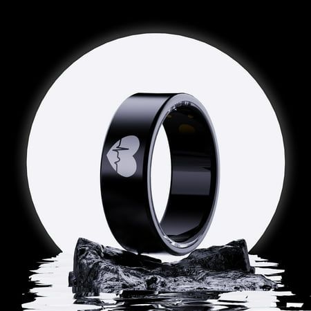 Oura Ring 4 - Smart Ring - Size Before You Buy with Oura Ring 4 Sizing Kit - Size 4 - Stealth