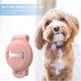 thumbnail image 4 of Dog Tracker Pet Collar Cover Anti-Lost para Airtag Funda protectora Rosa, 4 of 7
