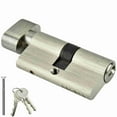 thumbnail image 4 of Lock Cylinder with 3 Keys, Anti Theft Door Lock Cylinder Lock Single Open Copper Lock Cylinder, Brass Door Lock Cylinder for Storage Unit Security Bedroom Door Locks, 4 of 8