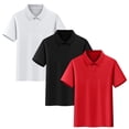 thumbnail image 2 of Abomasnow Boy Girls Quick Dry Shirts Kids Short Sleeve Collared Shirt Performance Moisture Wicking Casual Workout Shirt, 2 of 9