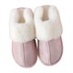 thumbnail image 1 of Novedad Zapatillas de felpa Hogar Hombres Mujeres Antideslizante Decorativo Cómodo Zapatillas de piso Zapatillas de casa para el dormitorio interior , 40-41, Violeta Yinane Pantuflas de felpa, 1 of 8