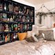 thumbnail image 5 of Bookshelf Tapestry Magical Book Tapestries Goth Skull Tapestry Vintage Botanical, 5 of 5