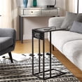 thumbnail image 4 of Home Square 2 Outlets Power Plug End Tables in Black Finish - Set of 2, 4 of 8