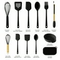 thumbnail image 3 of Thyme & Table 12- Piece Silicone Cooking Utensil Set, Black, 3 of 17