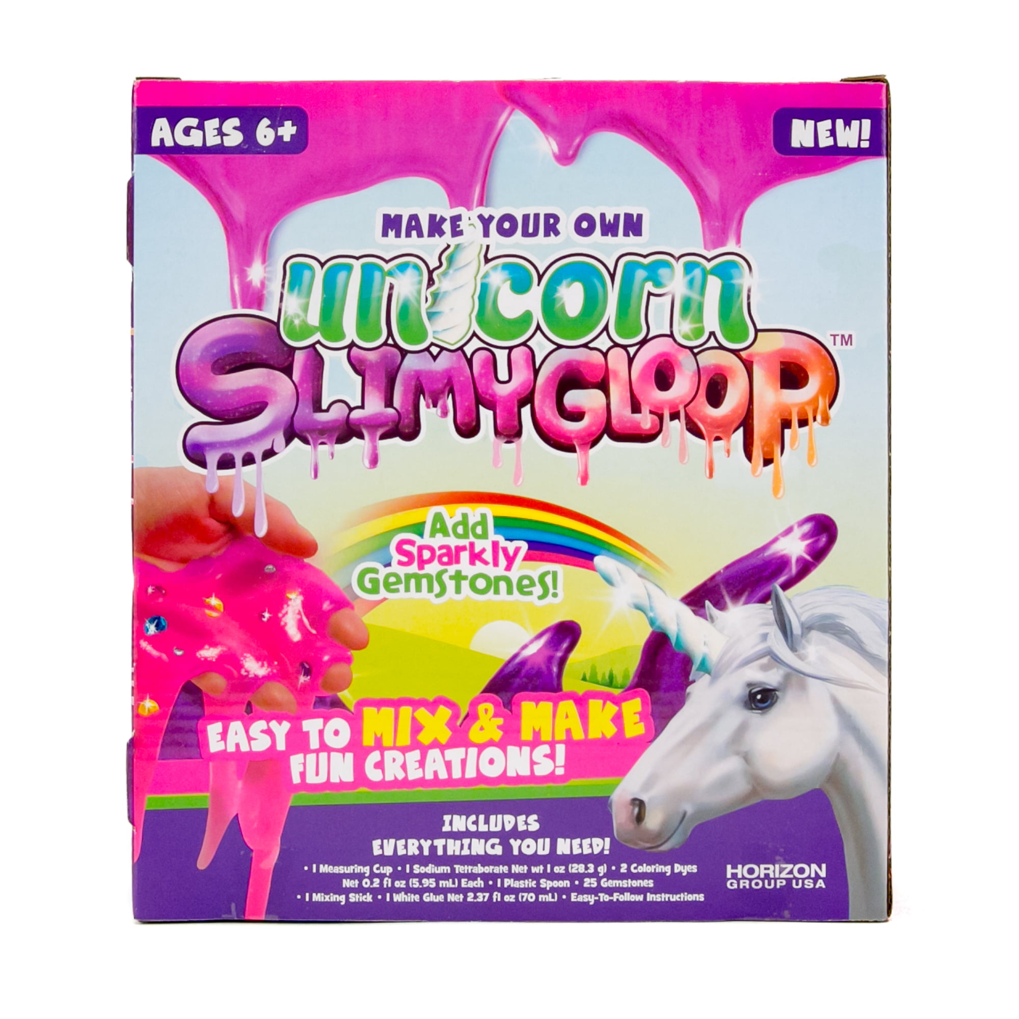 Make Your Own Unicorn Slimygloop D I Y Slime Kit Ages 6 Pink