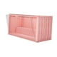 thumbnail image 2 of Vitrina para objetos de colección, vitrina transparente a prueba de polvo, caja de almacenamiento, vitrina, contenedor para muñecas, figuras de acción con rosa claro, 2 of 9
