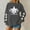 Dark Gray-2, variant on Football Sweatshirt for Women Game Day Print Long Sleeve Football Season Pullover Sunday Funday Fall Winter Tunic Tops