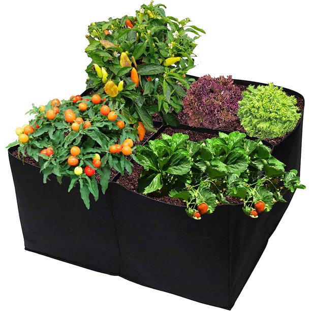Fabric Raised Garden Bed Garden Grow Bed Bags for Growing Herbs