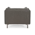 thumbnail image 4 of 39 - inch Vintage Grey - Sleek and Versatile Style - Various Interior Spaces - Durable Faux Leather Finish, 4 of 6
