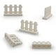 thumbnail image 3 of Sprite World - Accesorios de juguete para bloques de construcción, valla de piquete blanca de 1 x 4 x 2, a granel, 50 piezas por paquete (blanco), 3 of 4