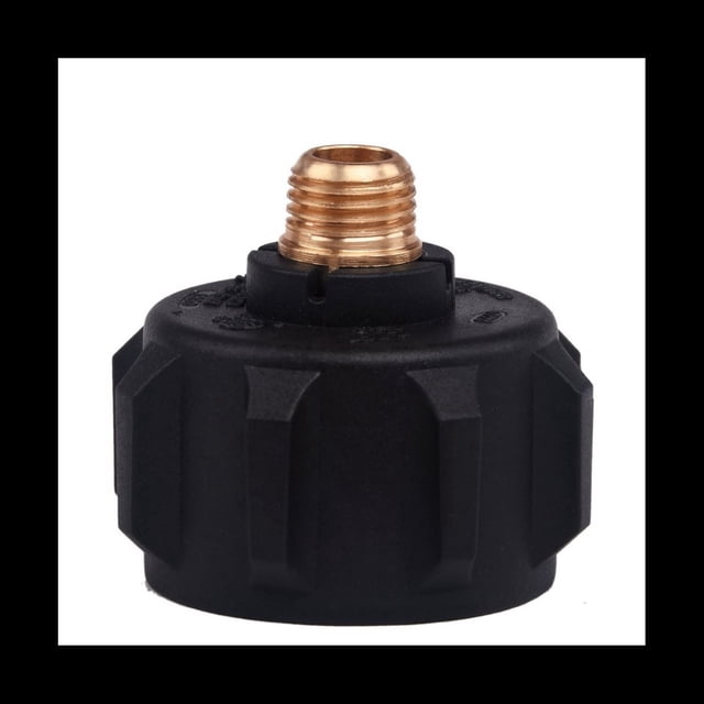 Adaptador de Propano QCC1 VáLvula Reguladora de Gas con Tuerca y Rosca Macho de Tubo de 1/4 de Pulgada