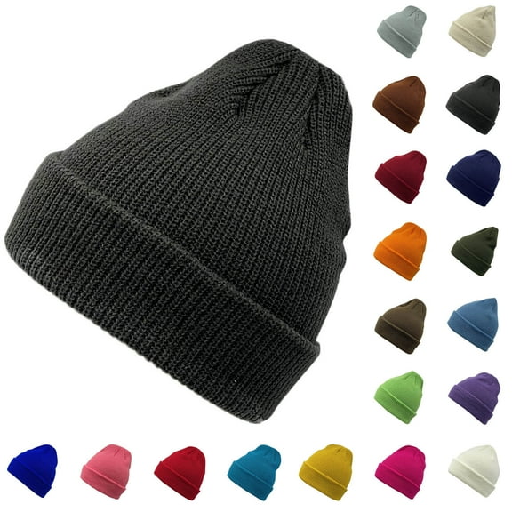 UTSJKR Warm Beanie Hat for Women,Classic Fleece Lined Warm Winter Beanies Caps Unisex Fashion Rib Knit Cuffed Skullies Cap Beige