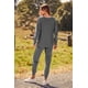 thumbnail image 2 of Conjunto Deportivo PRETTYGARDEN Mujer 2 Piezas Canalé Gris XL, 2 of 8