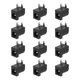 thumbnail image 1 of Uxcell 12pcs Conector de Alimentación DC5525, 30V 0.5A 5.5x2.5mm 3 Pines Hembra de Alimentación de CC, 1 of 6