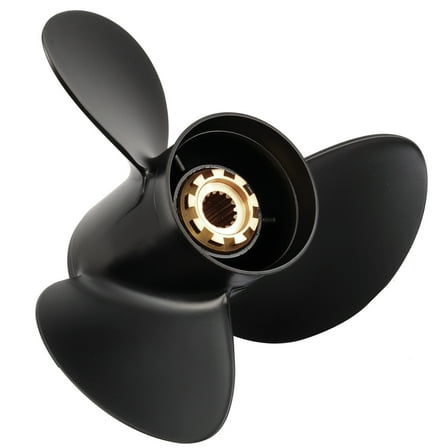 New Aluminum Propeller Compatible With Mercury 2 Stroke Bigfoot 15 Spline 60 1995-2004 By 1411-130-21 31044 31144 58130-Zw1-W41Za Pm-321-C Pm321C Diameter 13 Pitch 21 Blades 3 Spline Tooth 15 Amita 3