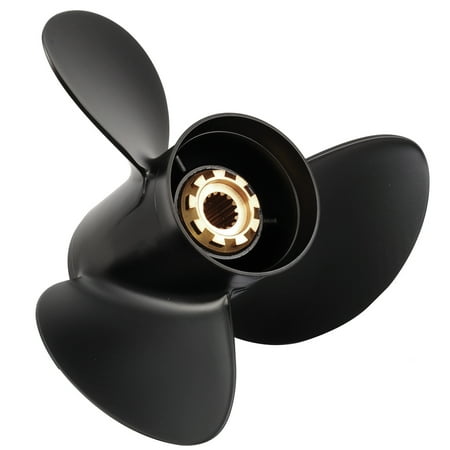 Marine Propeller 13.5"x15" Compatible with 1996-1999 Force 4" Hub 75HP Chrysler/Force 15 Spline 2-Stroke 1411-135-15 PM-315-C 31141 31041 Amita 90HP Replaces 58130-ZW1-W21ZA 1411-135