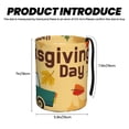 thumbnail image 3 of Honeii Happy Thanksgiving Day Print Waterproof Car Trash Can,Waterproof Portable Collapsible Trash Can,Garbage Container fits Most Cars,SUVs,and Trucks, 3 of 7