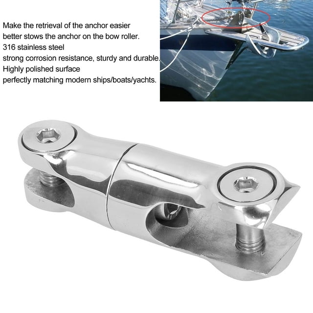 JUNTA DE LA CADENA DE ANCLAJE, Conector Giratorio de Anclaje de Alta Profesional de Alta, Accesorios para Botes, para reparación de Cadena de 0.4-0.5in Duradera