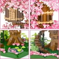 thumbnail image 2 of SKQIT Cherry Blossom Bonsai Tree Building Set, Flowers Tree House Model Sets for Adults, 2200Pcs Micro Bricks Collectible Creative Gifts for Adults, 2 of 13