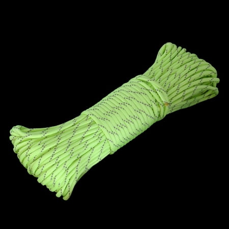 

4MM Luminous Rope Survival Outdoor Fluorescent Camping rope 101 ft