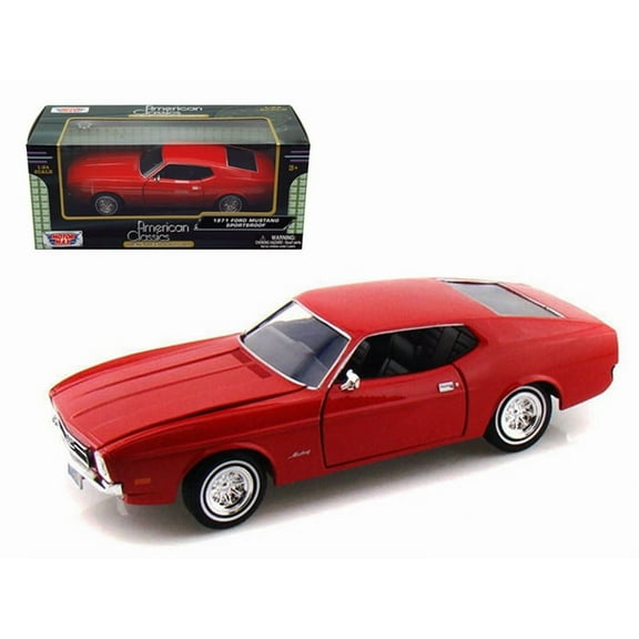 1971 Ford Mustang Sportsroof Model, 1:24 Scale