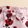 thumbnail image 7 of Baby Girl Clothes Outfit Newborn Going Home Outfit little love bug Print Ruffle Romper and Short Pants Clothing Sets for Summer 0 3 6 9 12 18 Months Newborn Infant Baby Girls, 7 of 7