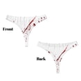 thumbnail image 3 of Fotbe Bloody Hand Tanga Sin Costuras para Mujer con Estampado – Panties Invisibles, Transpirables y Cómodos para Uso Diario-4X-Large, 3 of 6