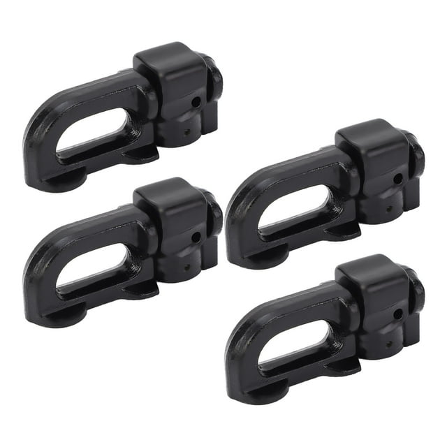 4 Pcs Attache Double en Acier au Carbone pour Lit de Camion et Remorque