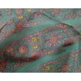 thumbnail image 4 of oneOone Silk Tabby Fabric Leaves & Floral Block Decor Fabric Printed BTY 42 Inch Wide, 4 of 4