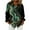 Black, variant on QQAMB Blouse for Women Plus Size Lapel Dressy Color Block Loose Long Sleeve Button Down Shirts Going Out Business Casual Tops