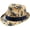 Pineapple, variant on Peak 2 Peak Boys and Girls Straw Fedora - UPF50+ Sun Protection Hat With Printed Band - Size 7-14 Years